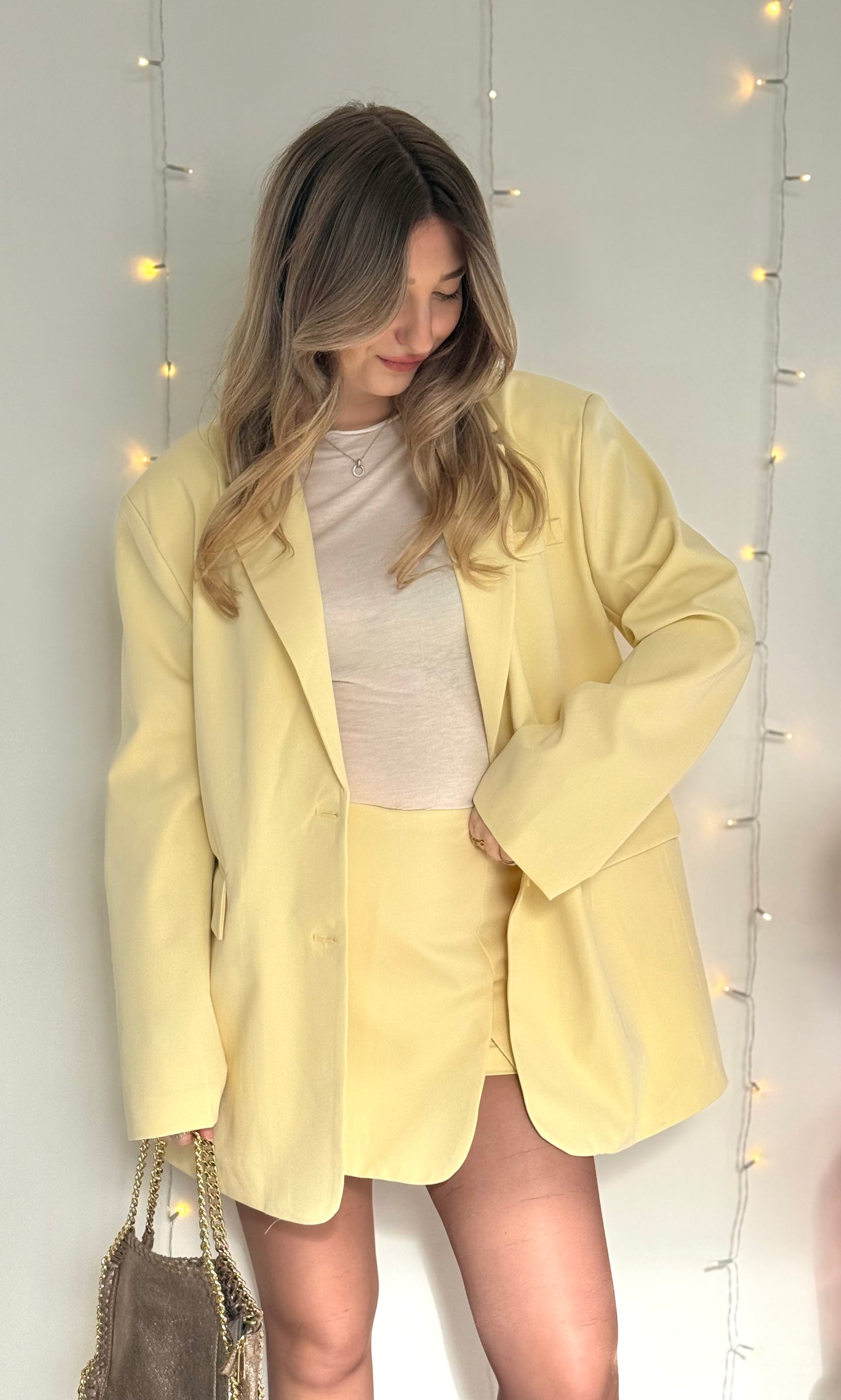 Jupe short jaune HARIBO