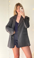 Blazer oversize gris MACCHIATO