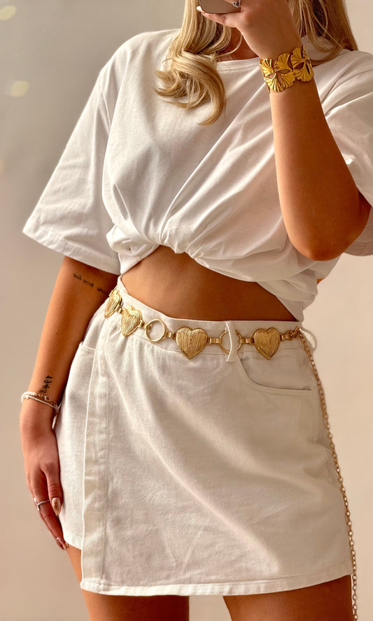 Jupe short en jean LAVIE