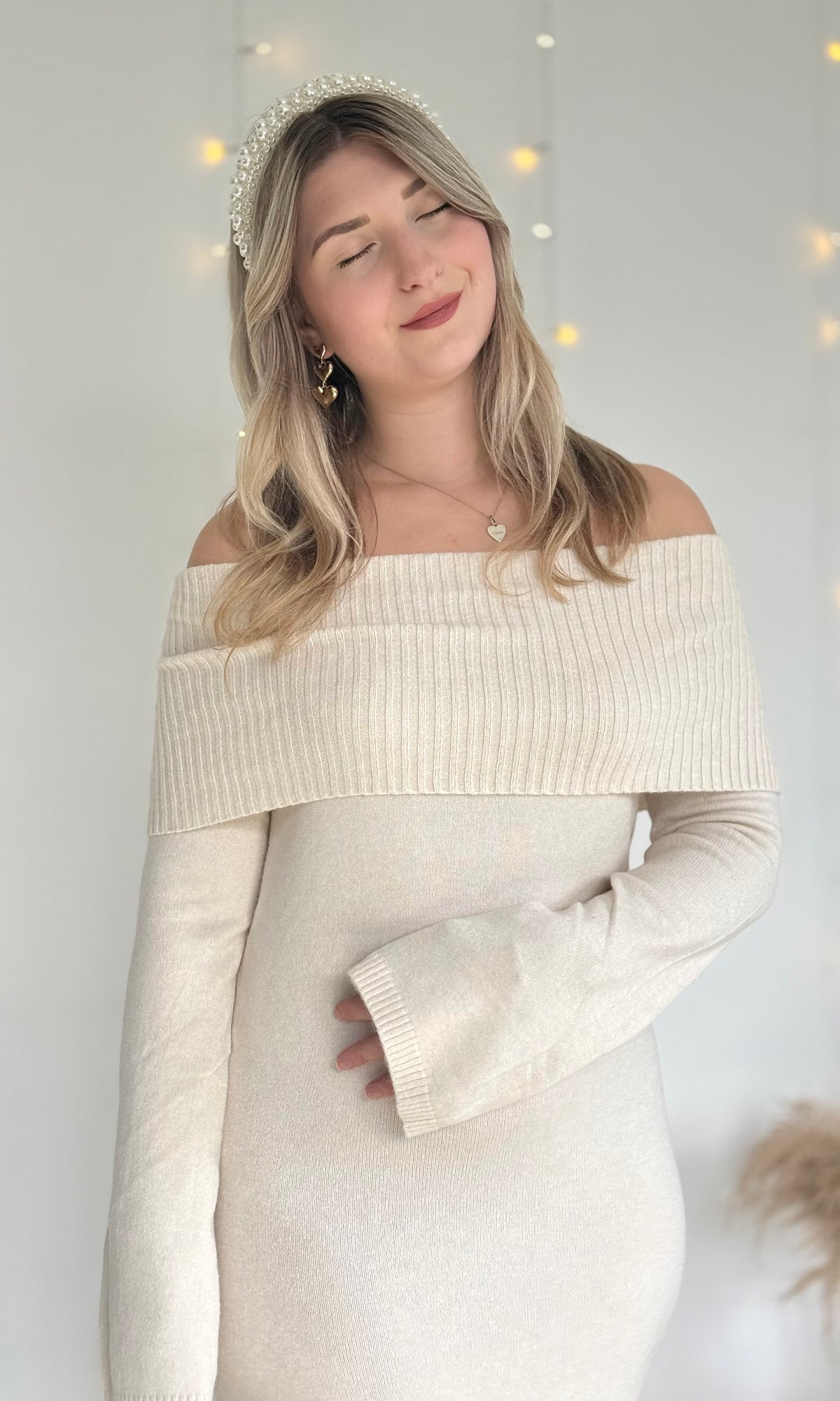 Robe pull écrue AVALONE 🇮🇹