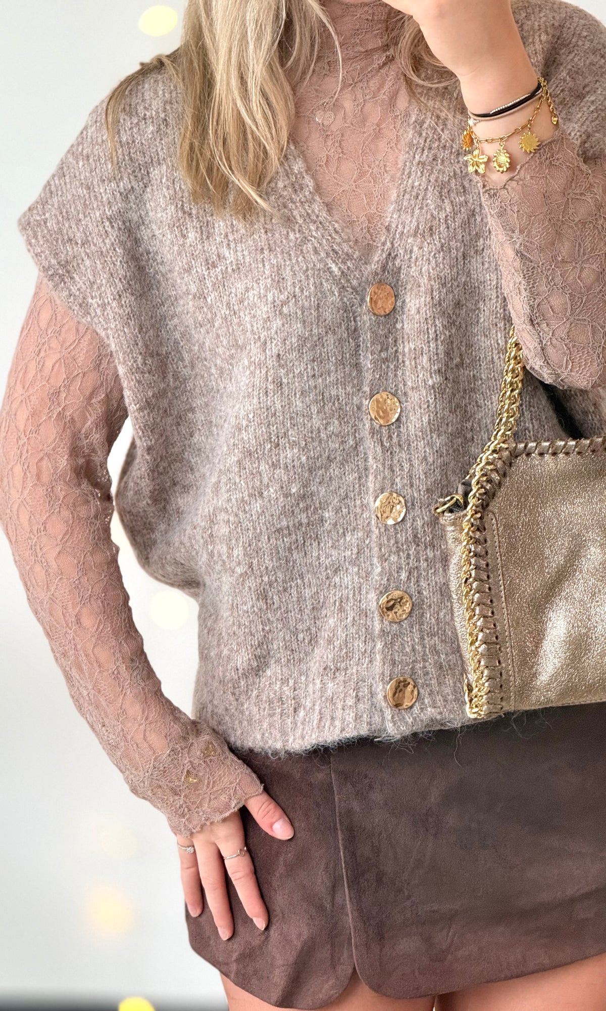 Pull en dentelle IRIS