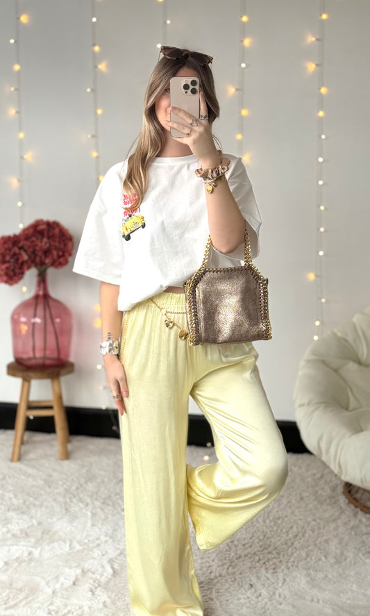 Pantalon satiné CONSTANCE 🇮🇹