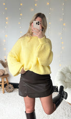 Jupe short en similicuir CROCS