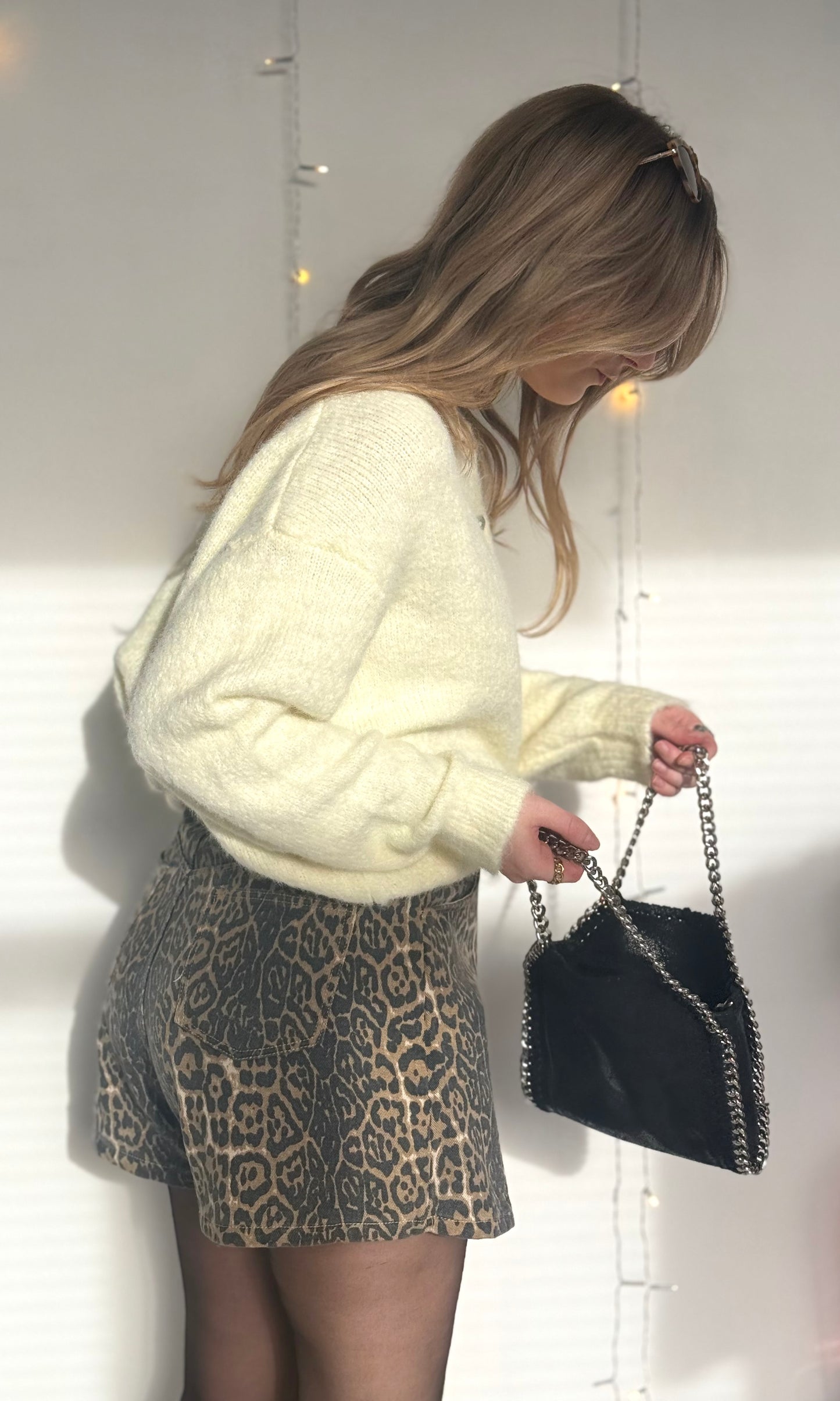 Jupe short léopard VICTORIA