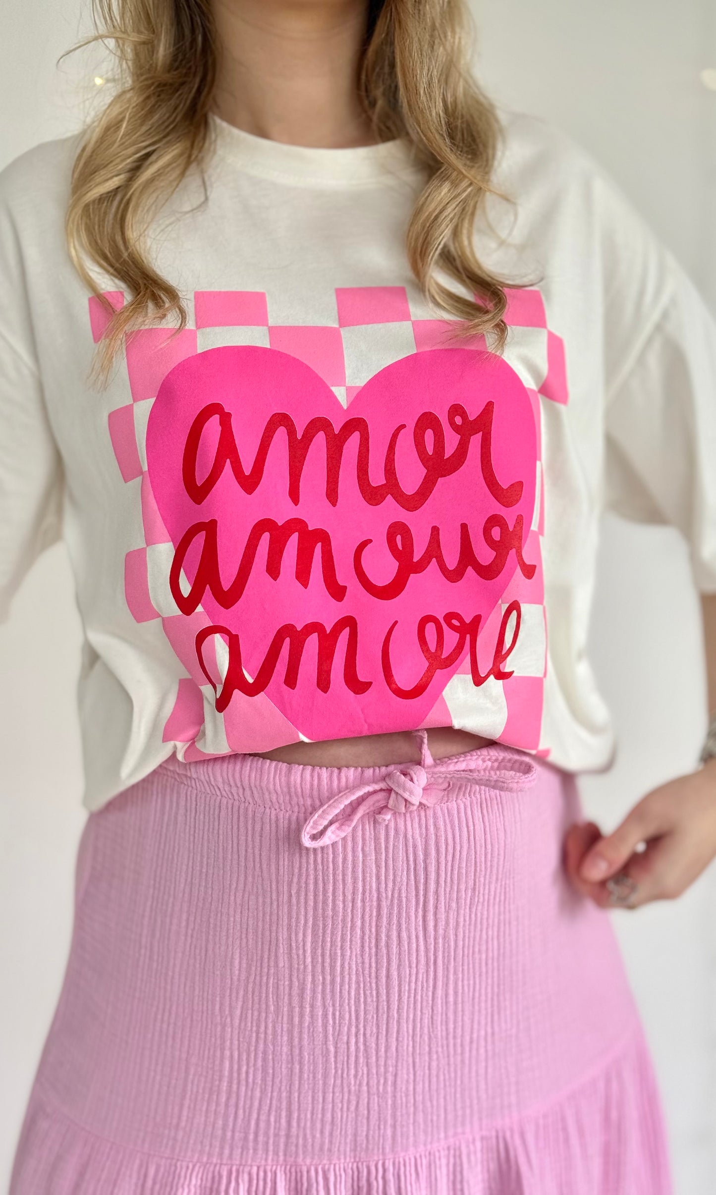 T-shirt 100% coton AMOUR 🇮🇹