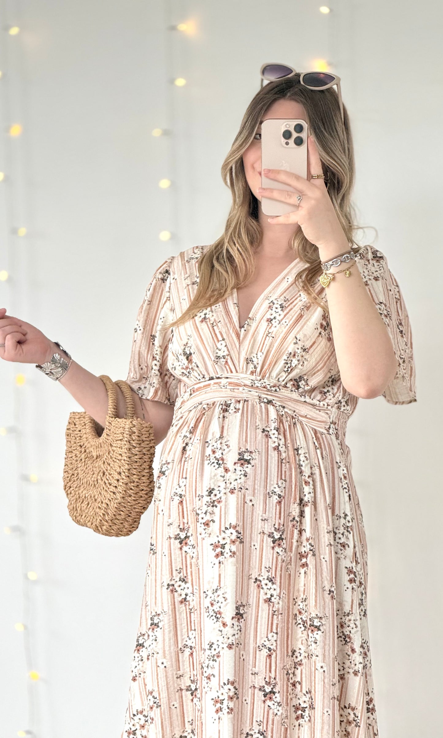 Robe longue fleurie ADELE