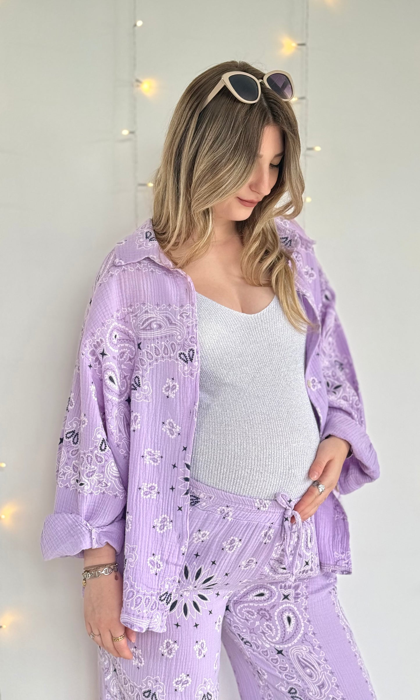 Ensemble en gaze de coton MANDALA 🇮🇹