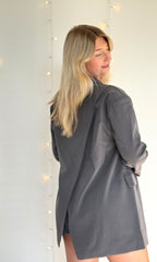 Blazer oversize gris MACCHIATO