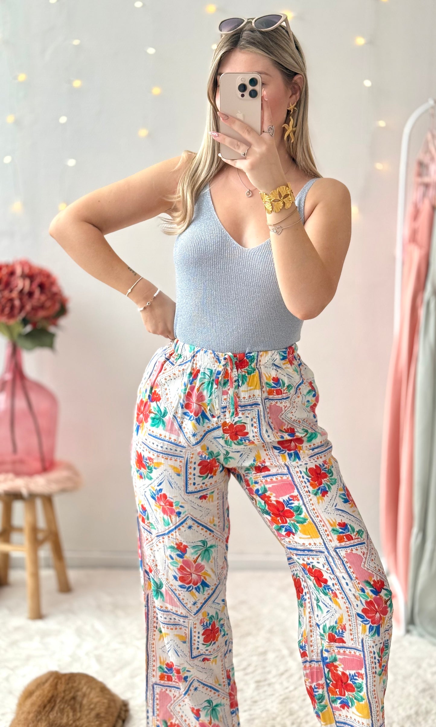Pantalon en viscose PORTO
