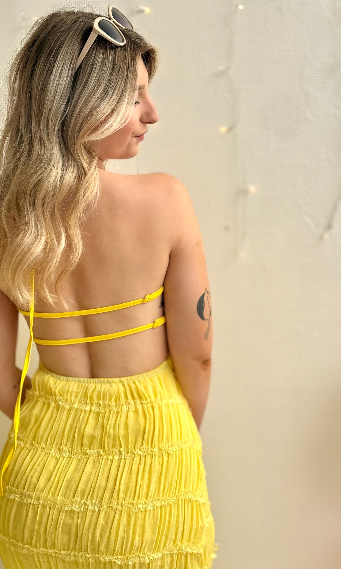 Robe longue dos nu CANNES