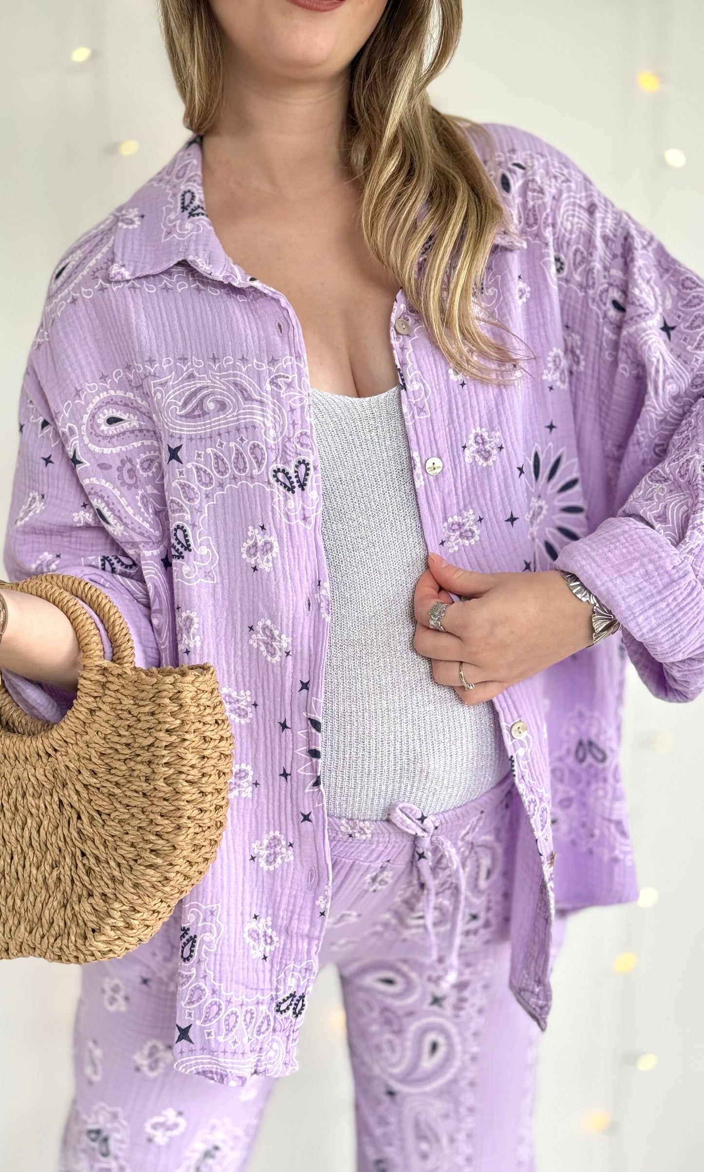 Ensemble en gaze de coton MANDALA 🇮🇹