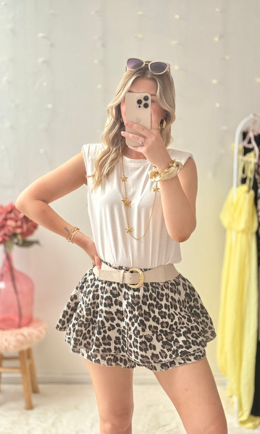 Jupe short léopard LINA 🇮🇹