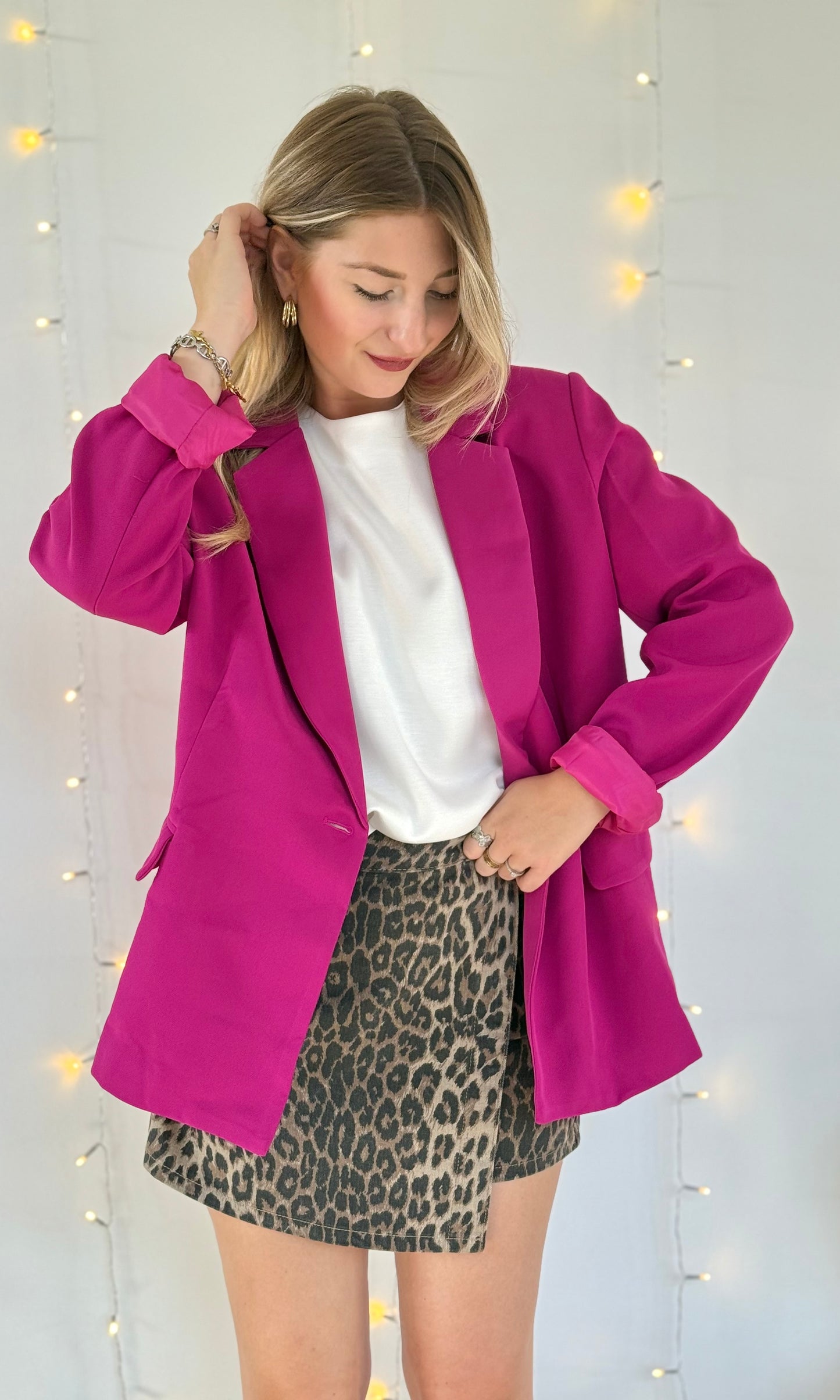 Blazer magenta SERENA