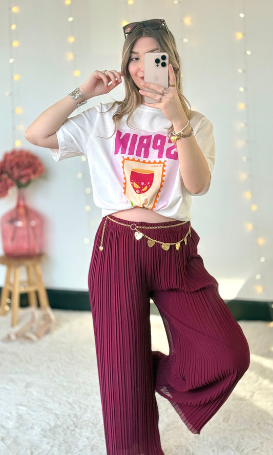 Pantalon plissé (36-50/52) MARIA 🇮🇹