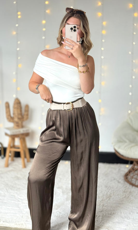 Pantalon satiné CONSTANCE 🇮🇹
