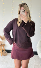 T-shirt en dentelle LALIE