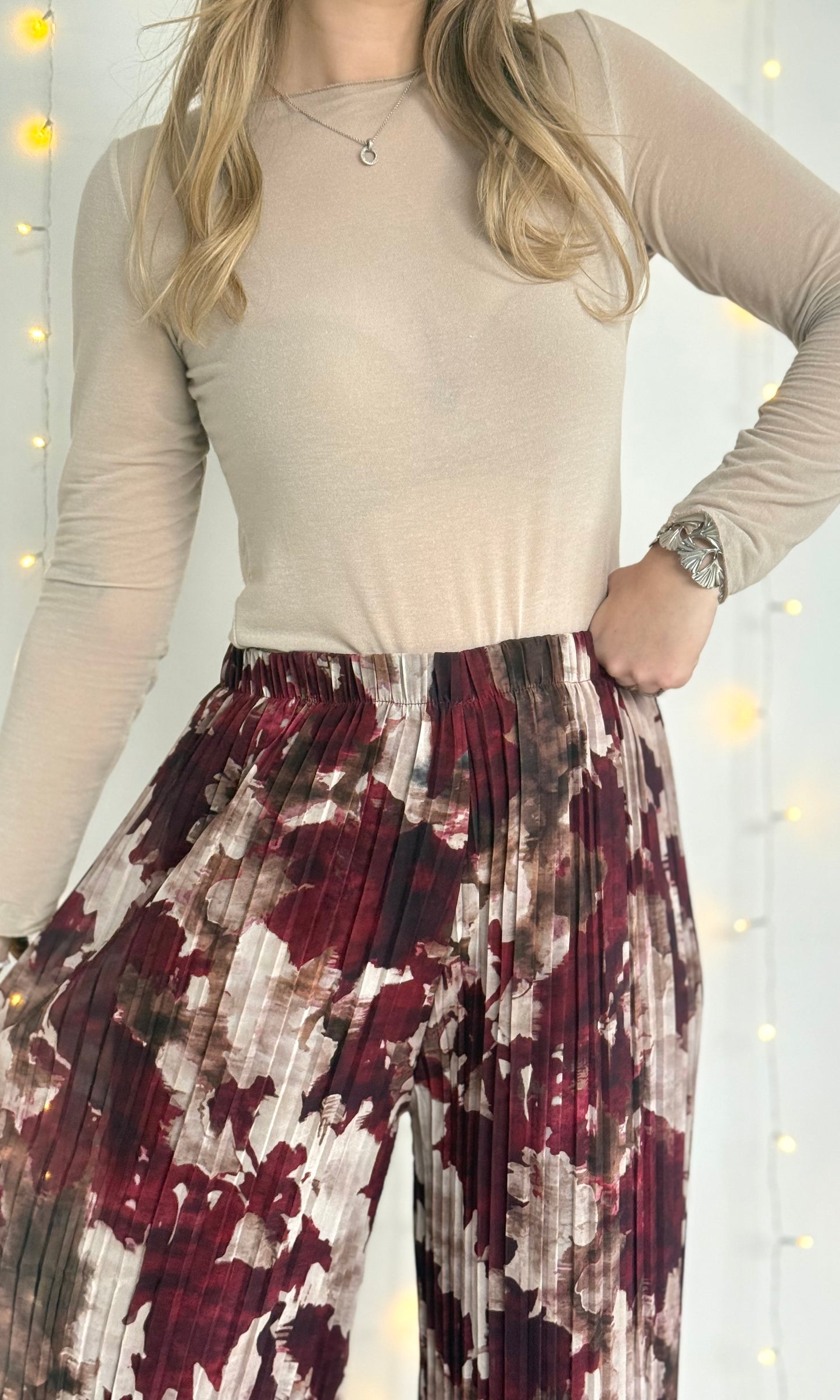 Pantalon plissé BLOOMING (34-48) 🇮🇹