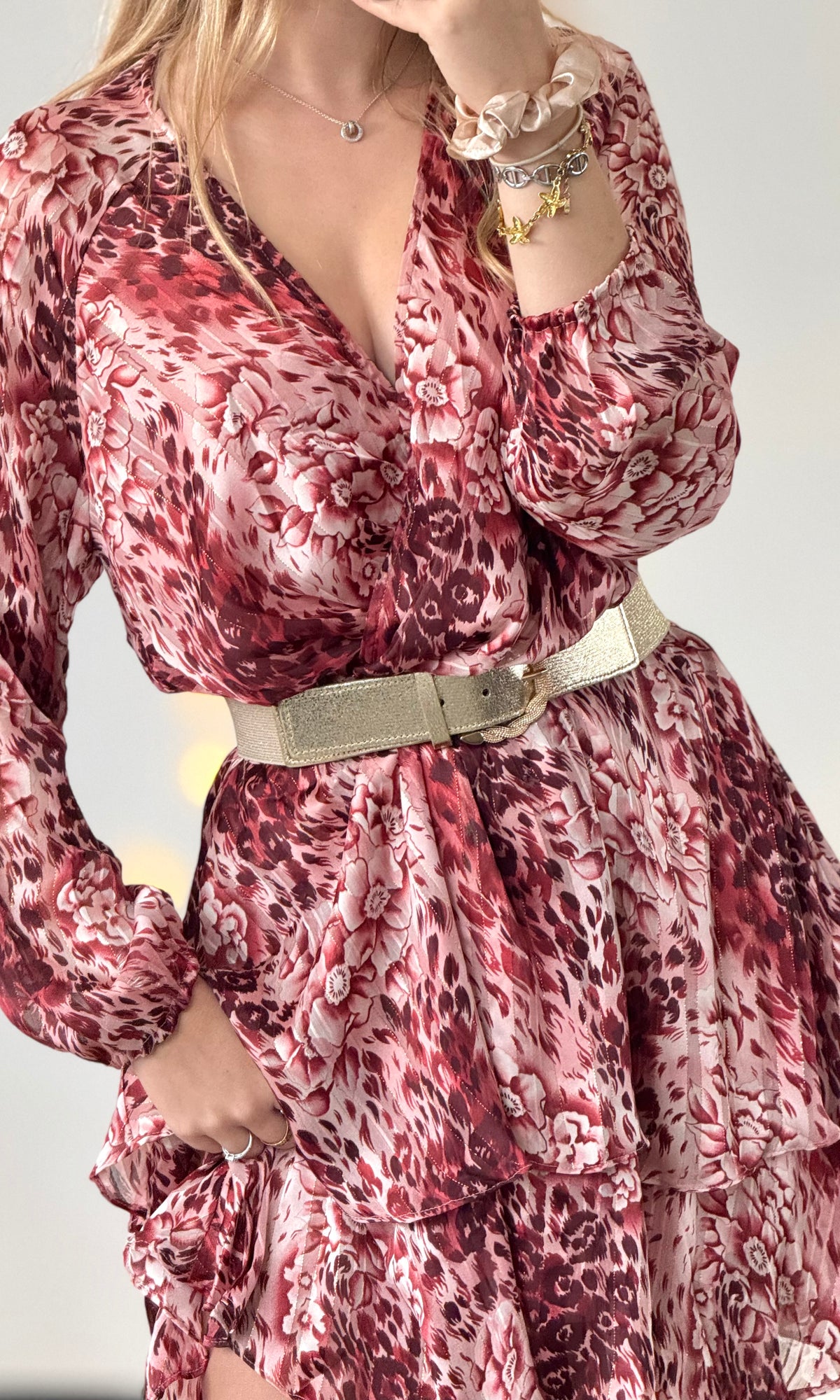 Robe bordeaux ALESSIA