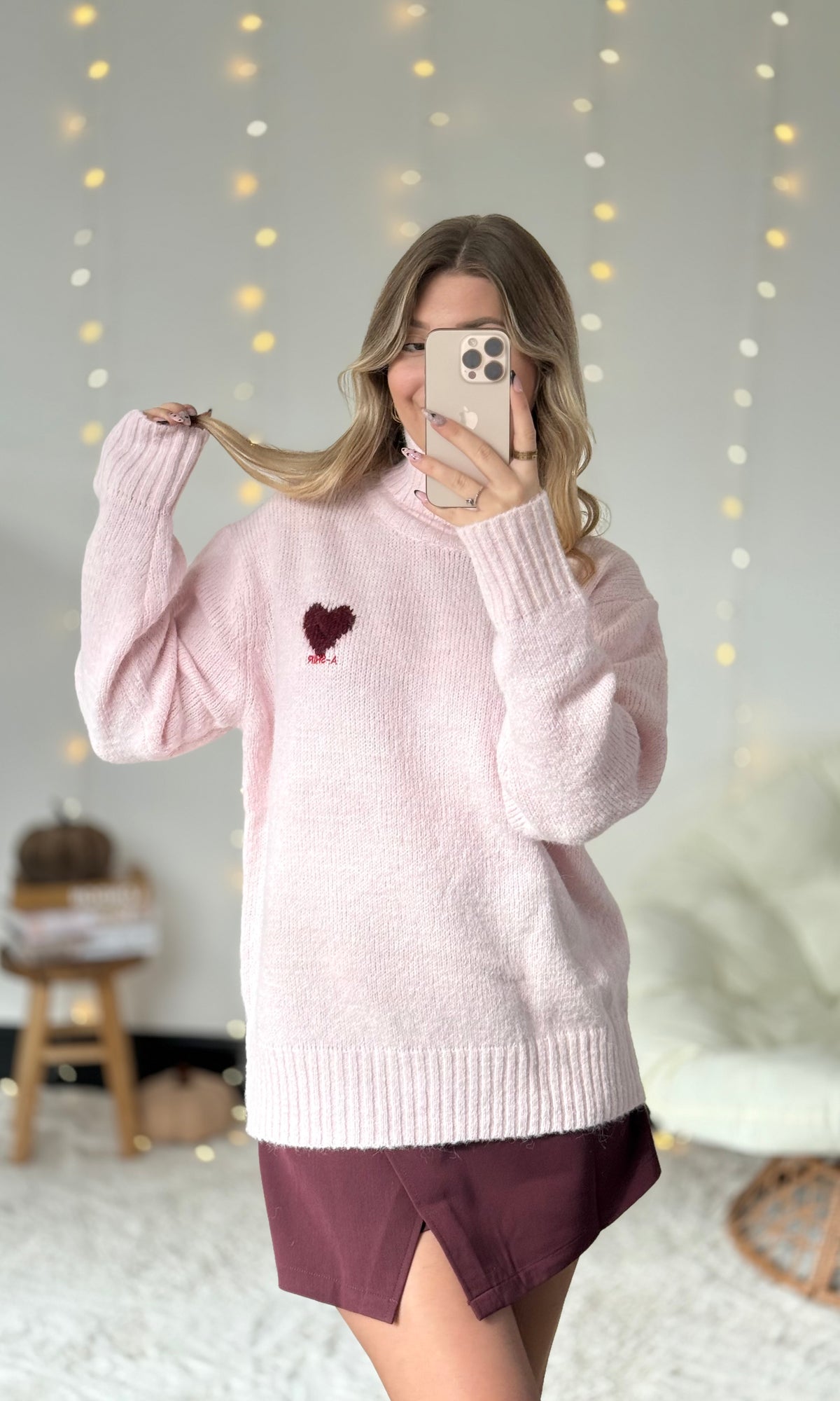 Pull avec cœur EMMA