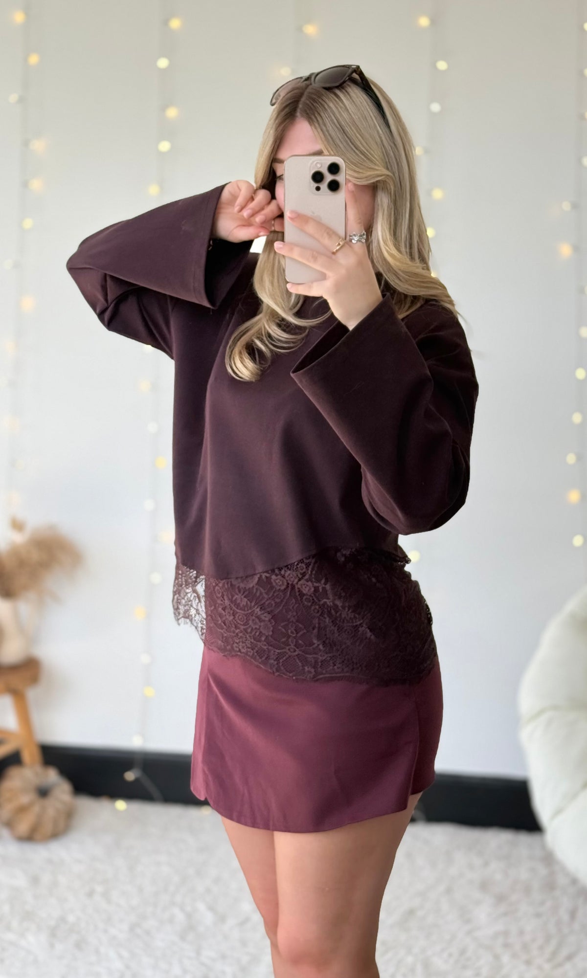T-shirt en dentelle LALIE