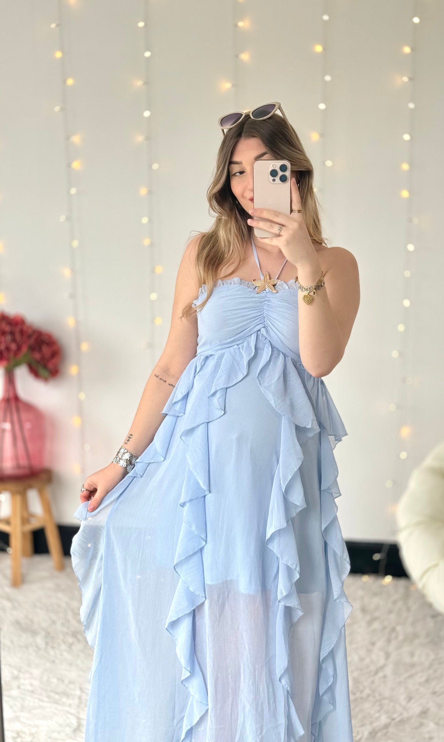 Robe froufrous ARIEL