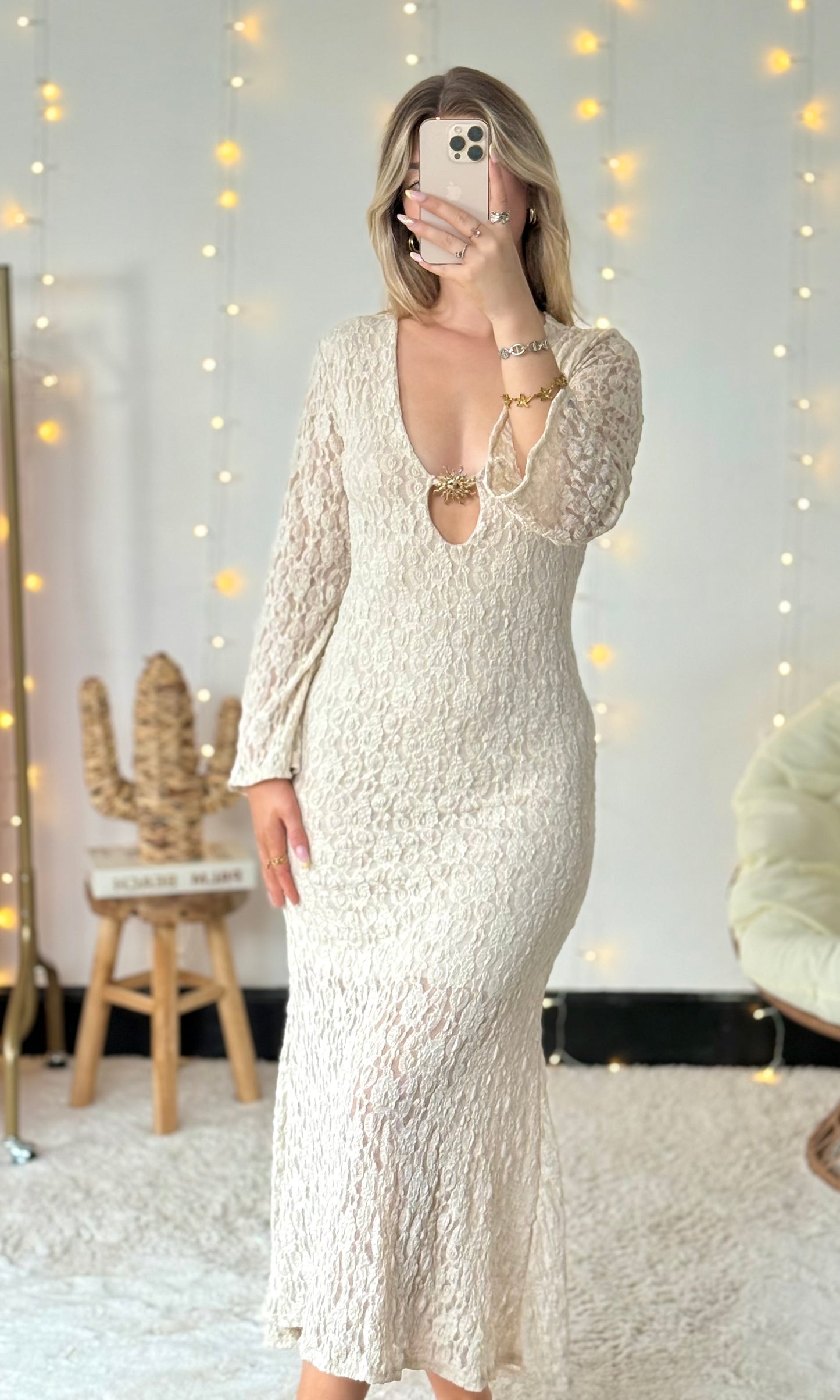 Robe longue ajourée ESRA 🇮🇹