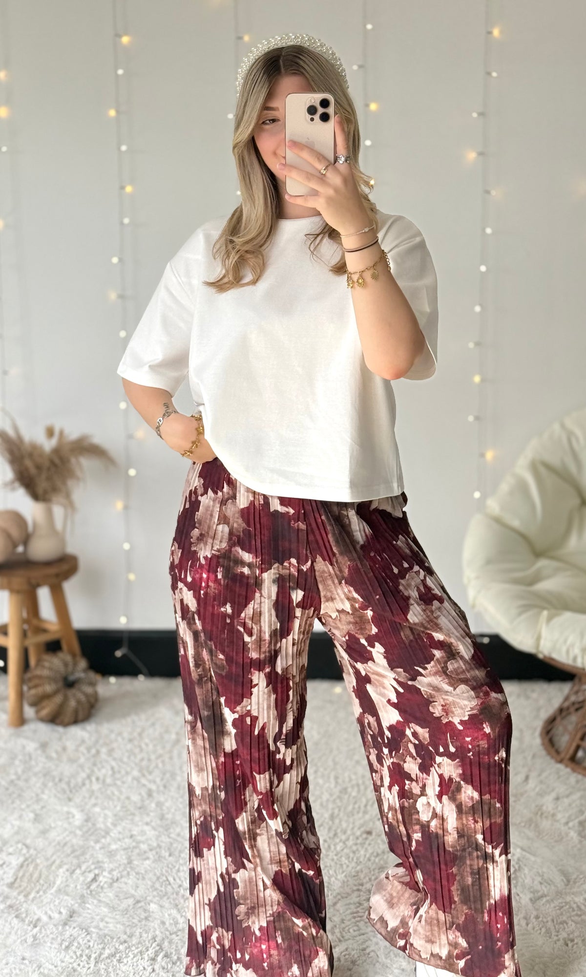 Pantalon plissé BLOOMING (34-48) 🇮🇹
