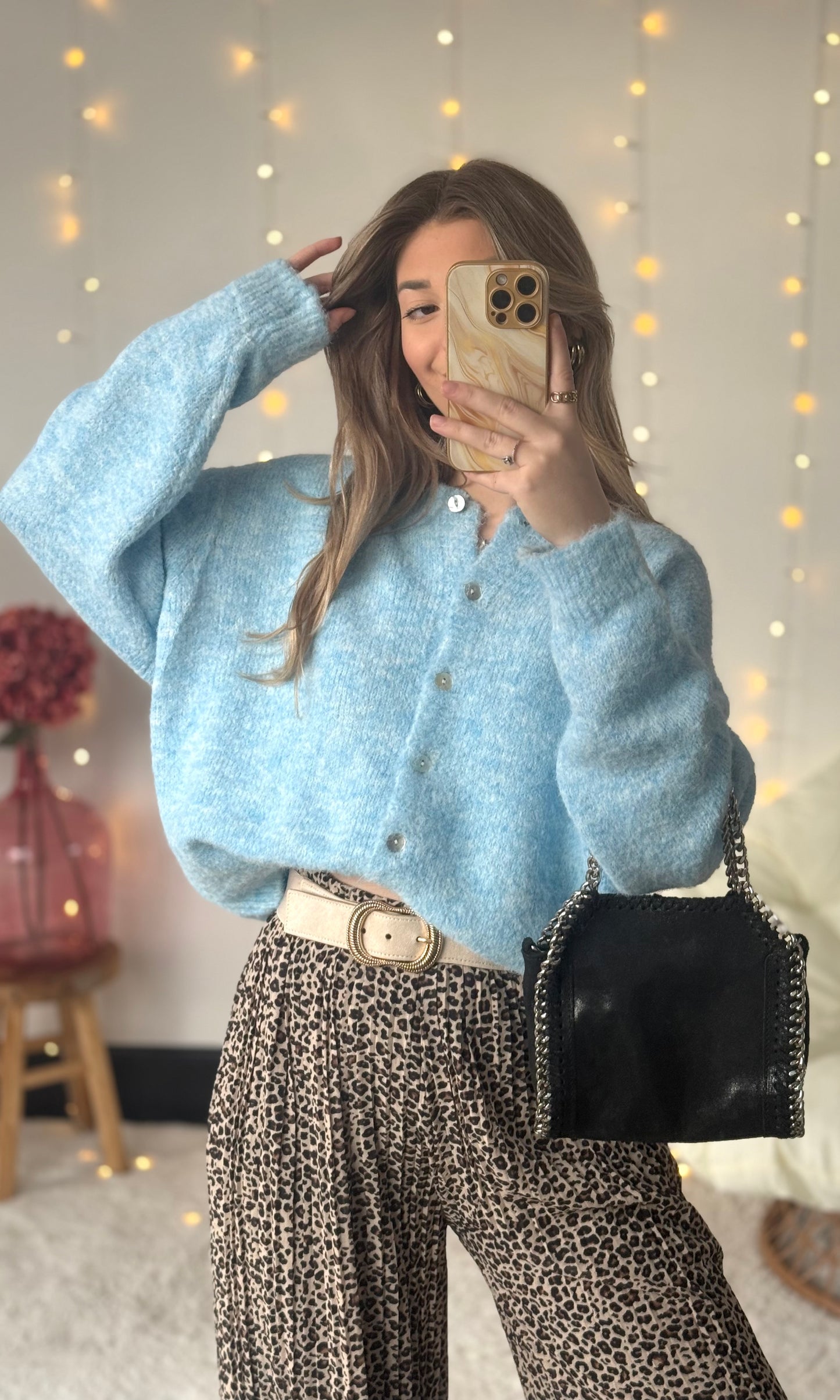 Pull bleu ciel CANDY