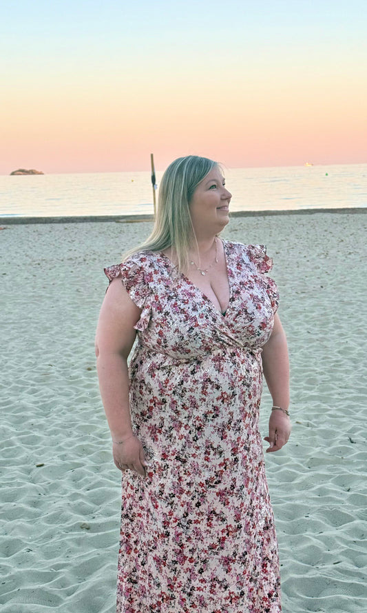 (CURVES) Robe longue ALINE