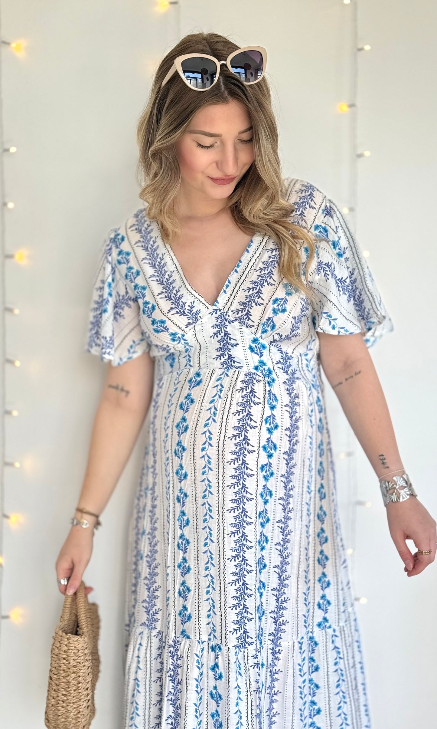 Robe en viscose SPLIT