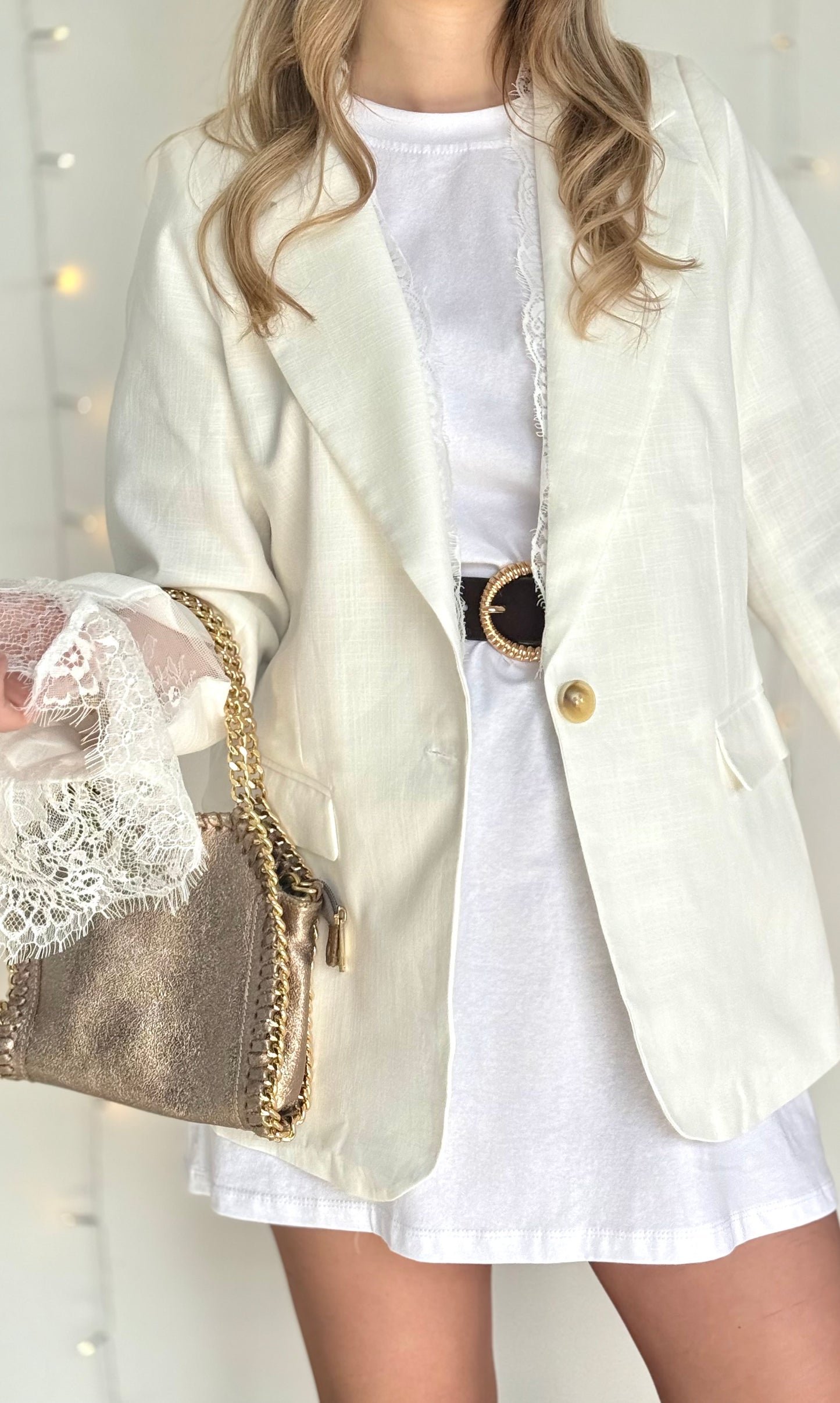 Blazer en dentelle CRYSTAL