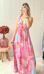 Robe satinée CORFOU