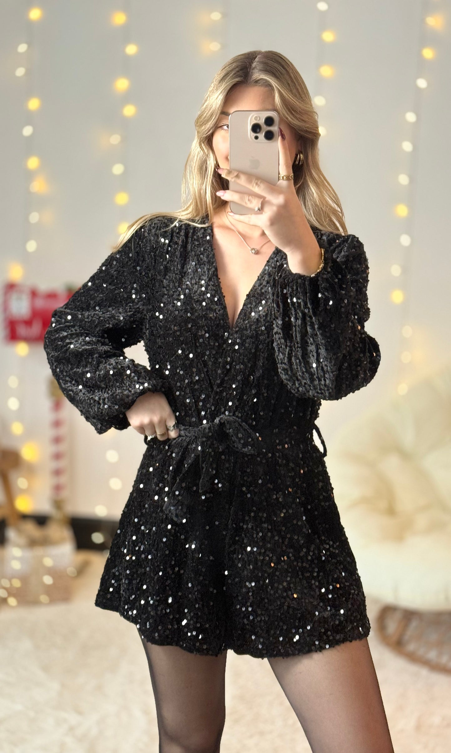 Combishort sequins NOËL