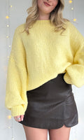 Jupe short en similicuir CROCS