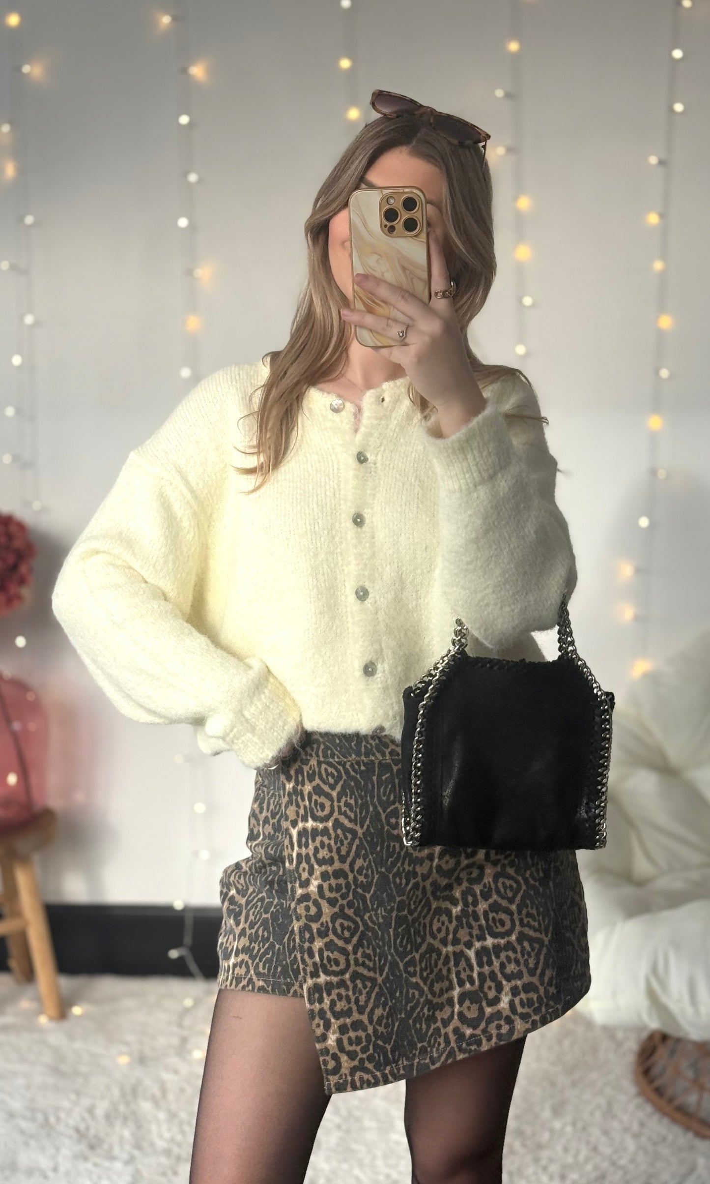 Jupe short léopard VICTORIA