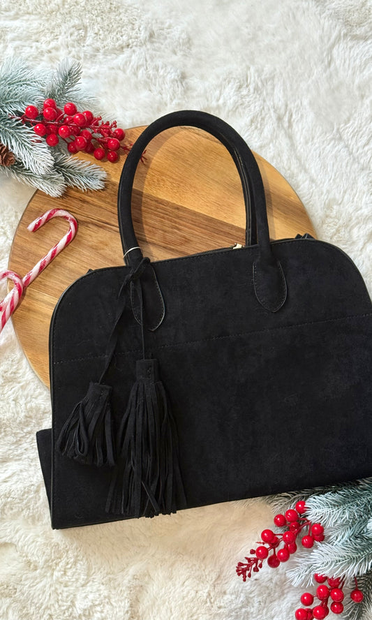 Sac en cuir noir MADDY 🇮🇹