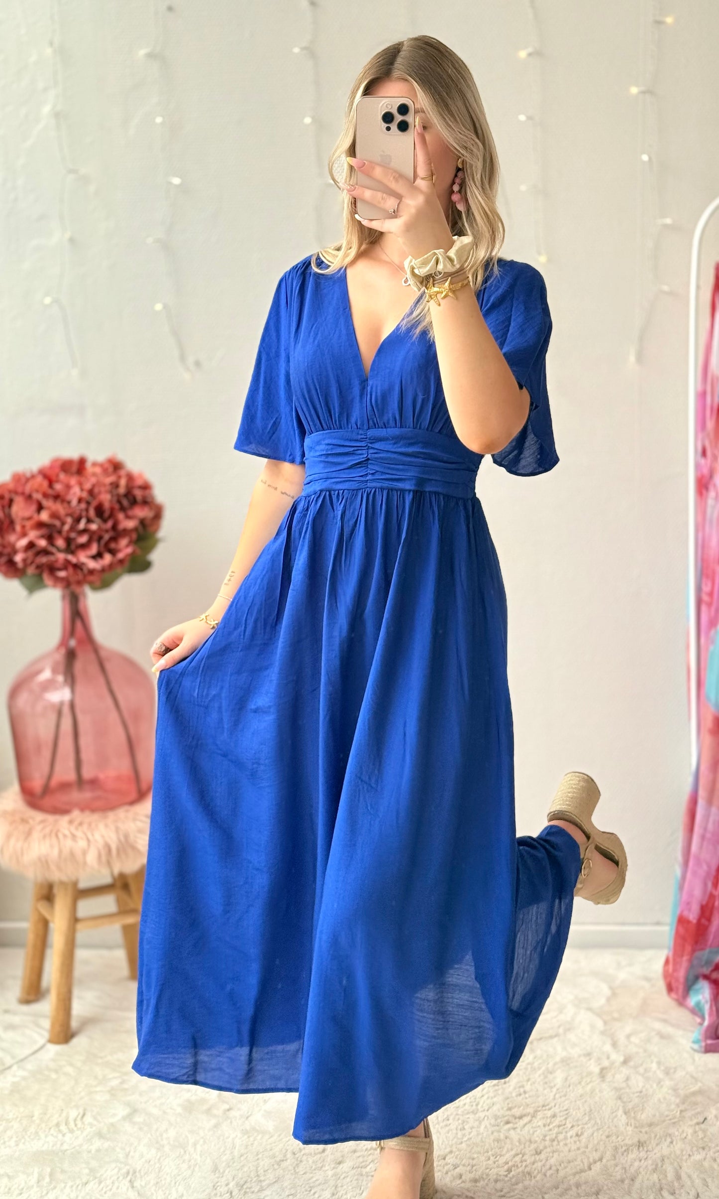 (CURVES) Robe longue SANTORINI