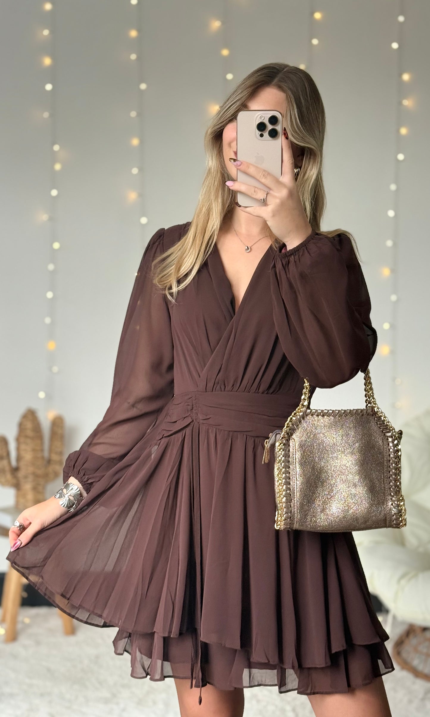 Robe marron CHOCOLATE
