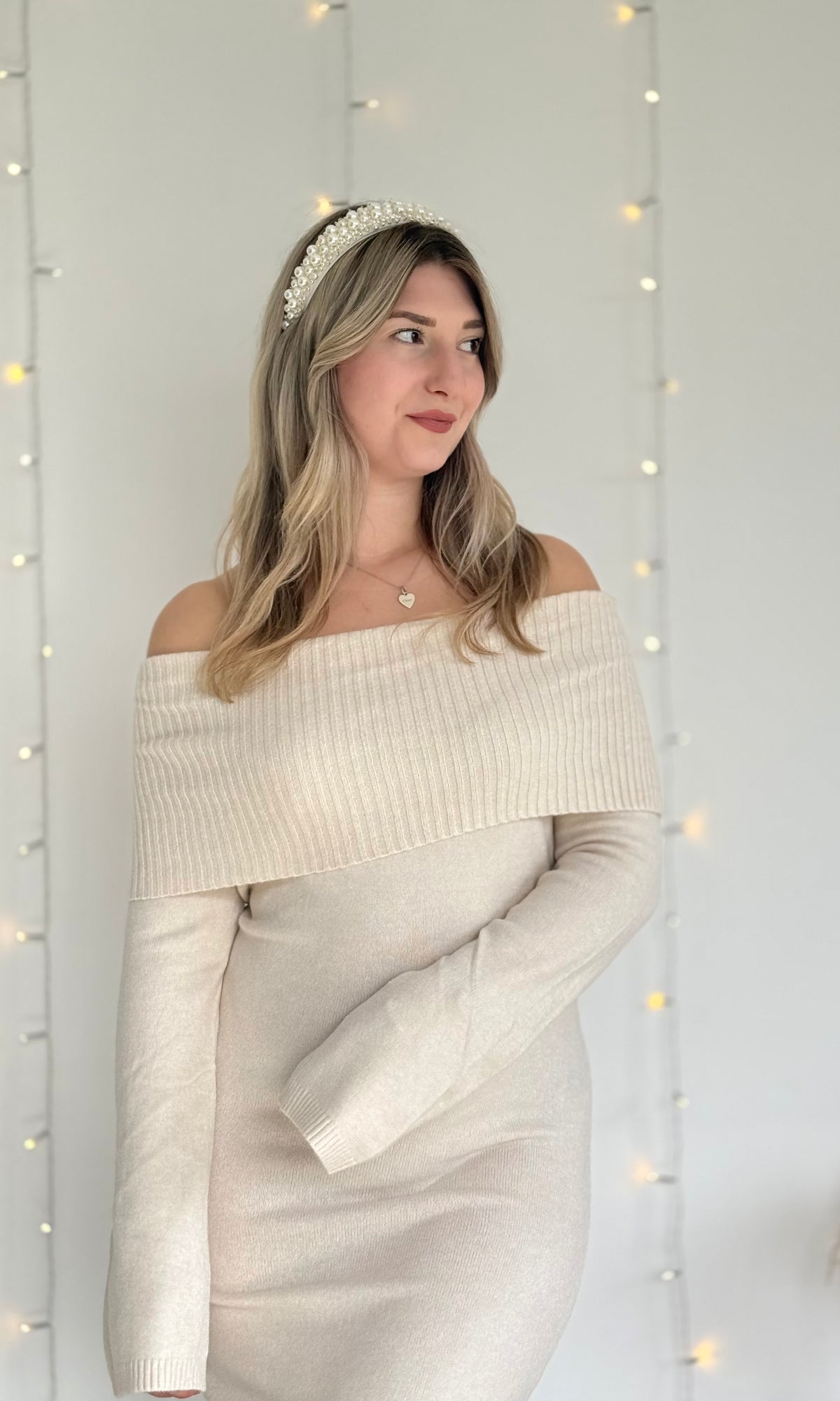 Robe pull écrue AVALONE 🇮🇹