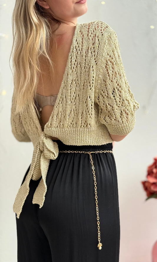 Top doré en lurex SUMMER 🇮🇹