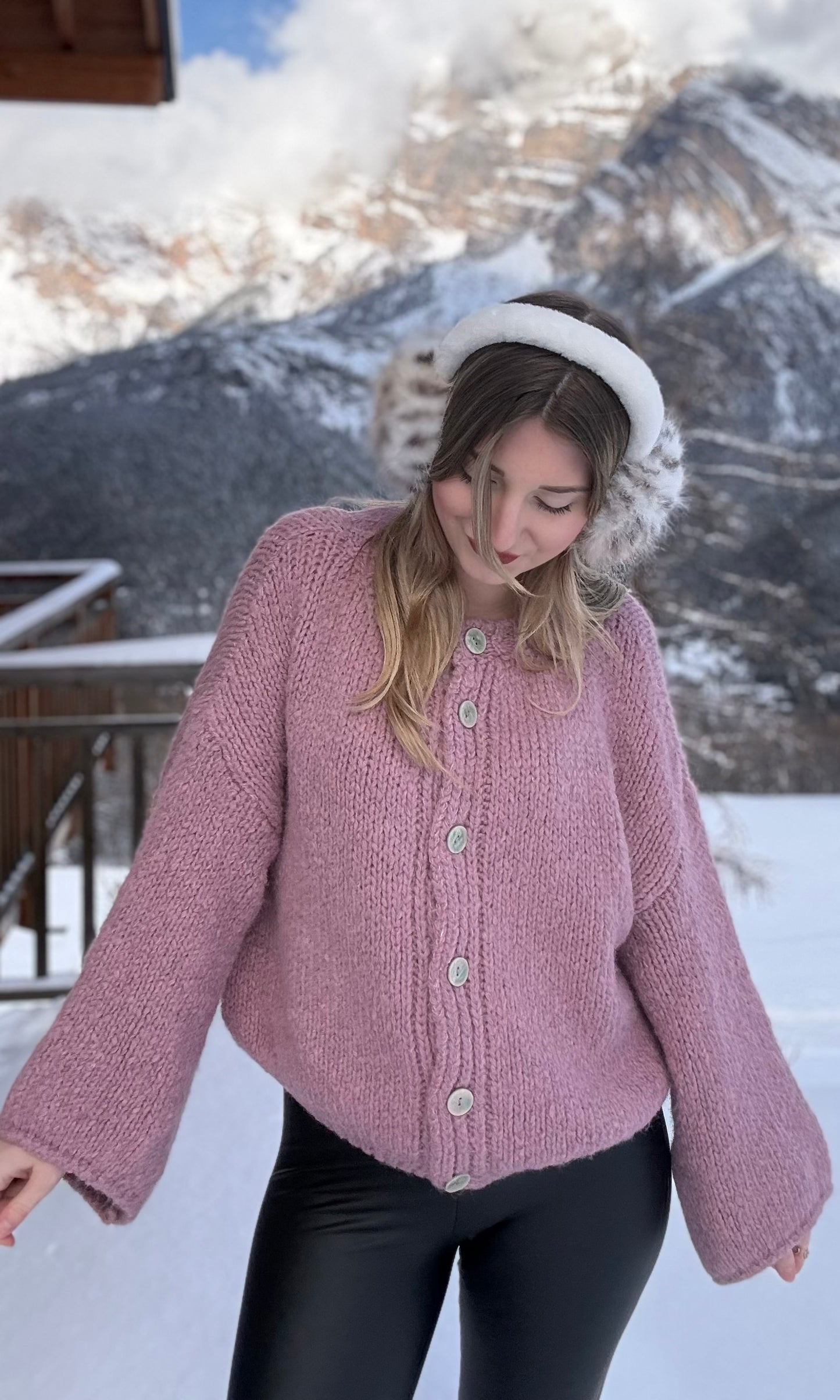 Gilet rose CLEM 🇮🇹