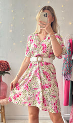 (CURVES) Robe fleurie ALIZÉE