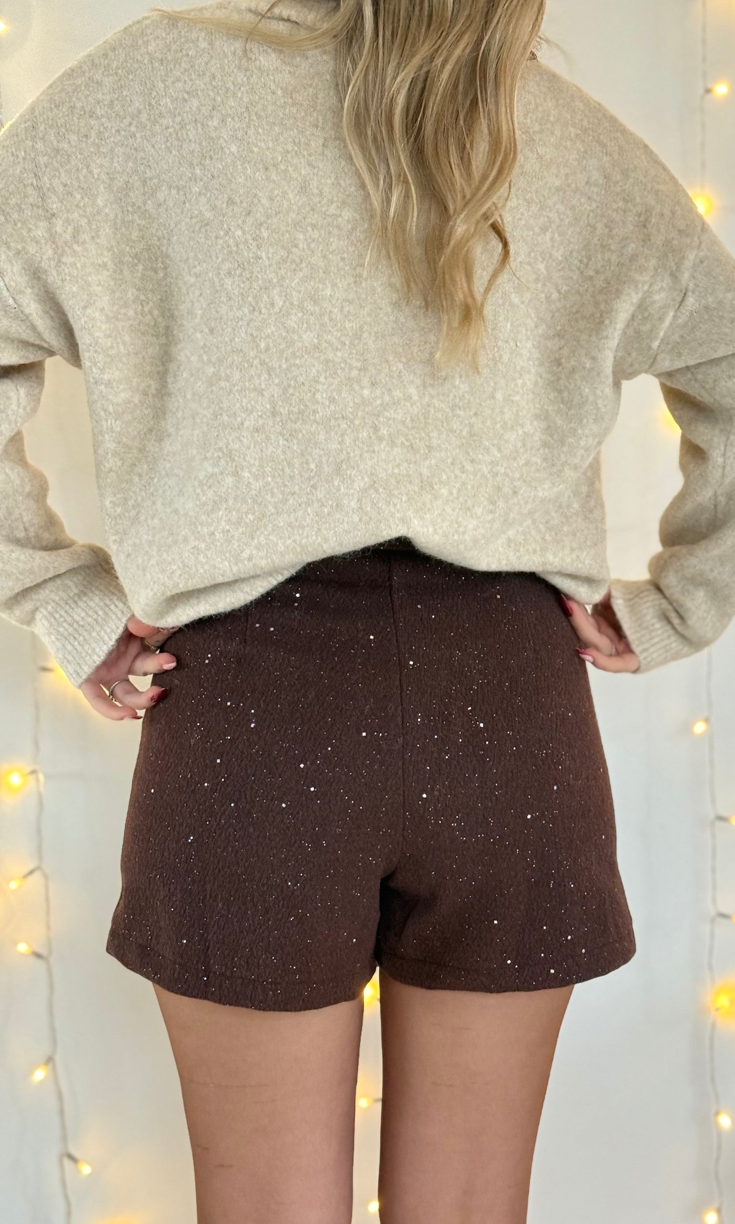 Jupe short à paillettes GLITTER