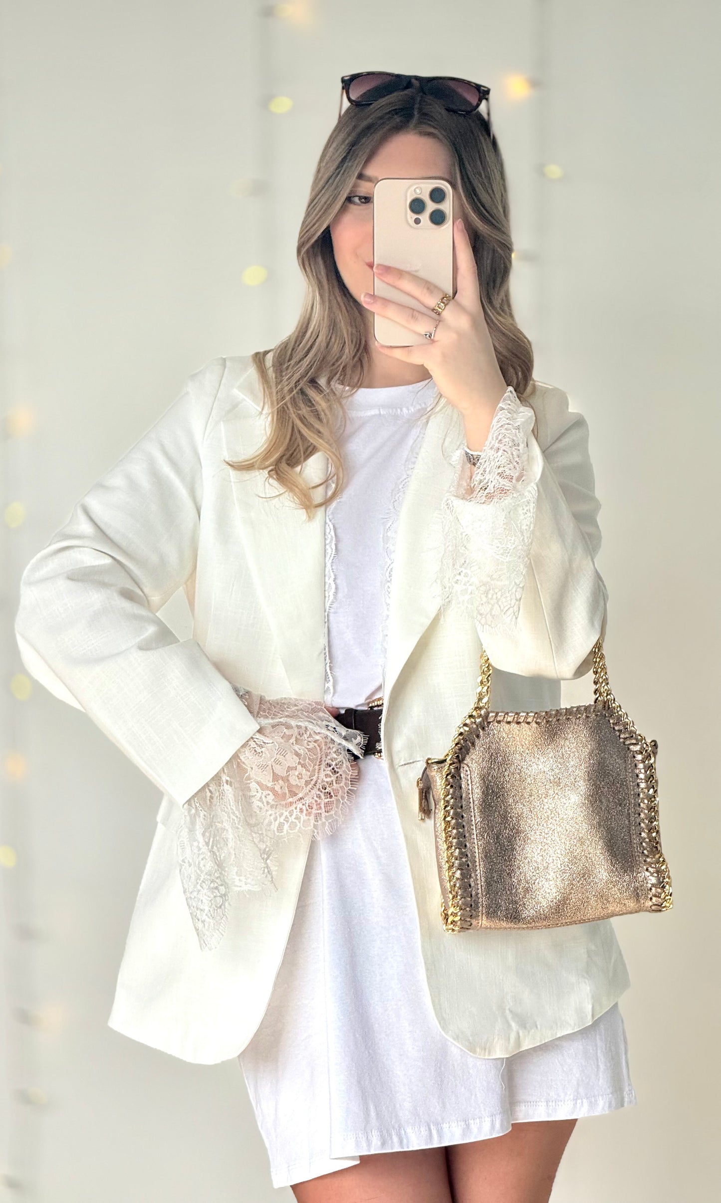 Blazer en dentelle CRYSTAL