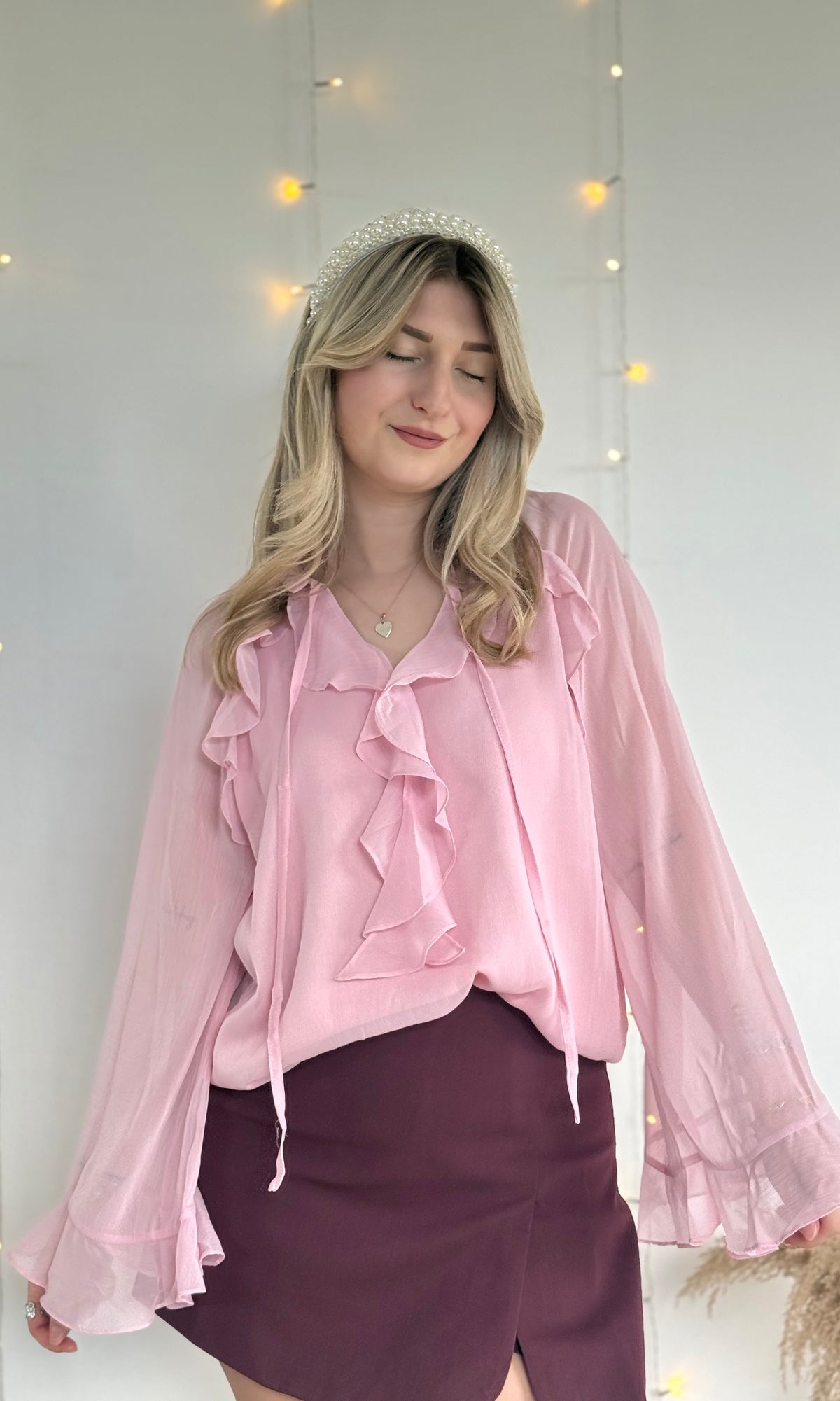 Jupe short en tissu LORELAI