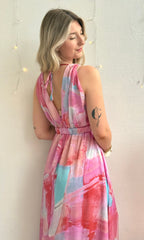 Robe satinée CORFOU