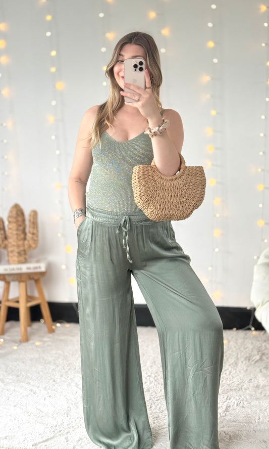 Pantalon en viscose JUSTINE 🇮🇹