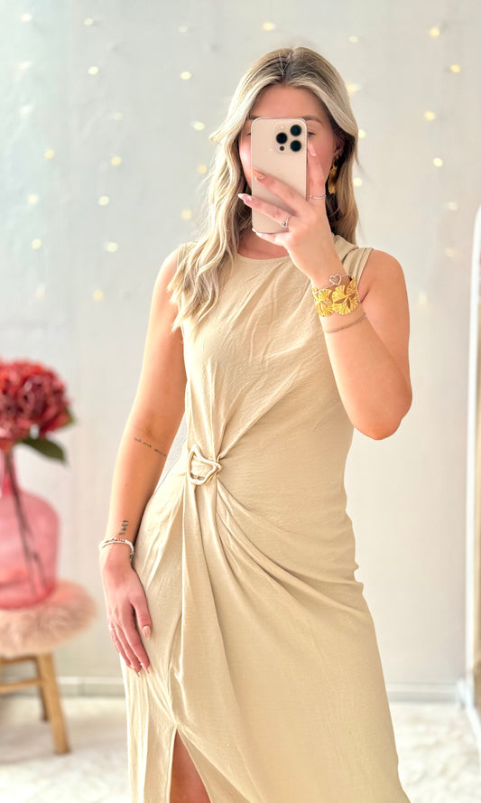 Robe beige PALOM