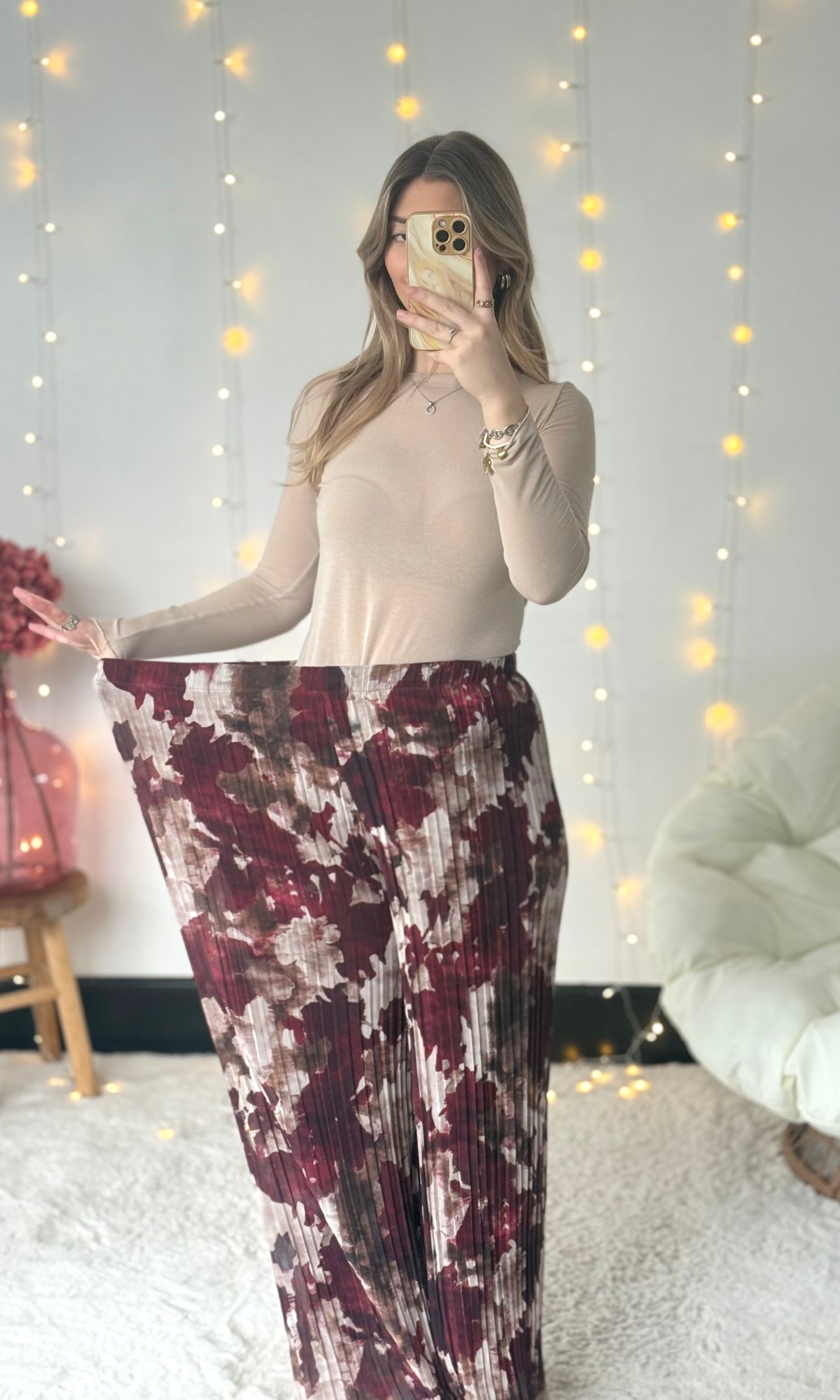 Pantalon plissé BLOOMING (34-48) 🇮🇹