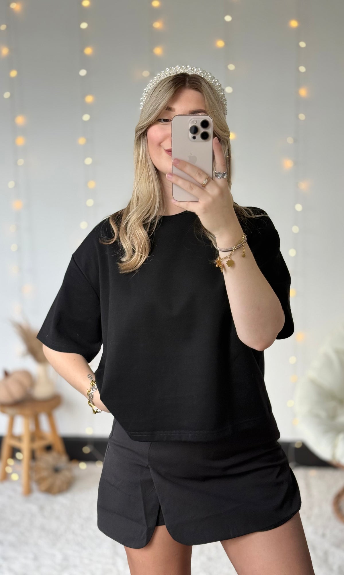 T-shirt noir BASIC 🇮🇹